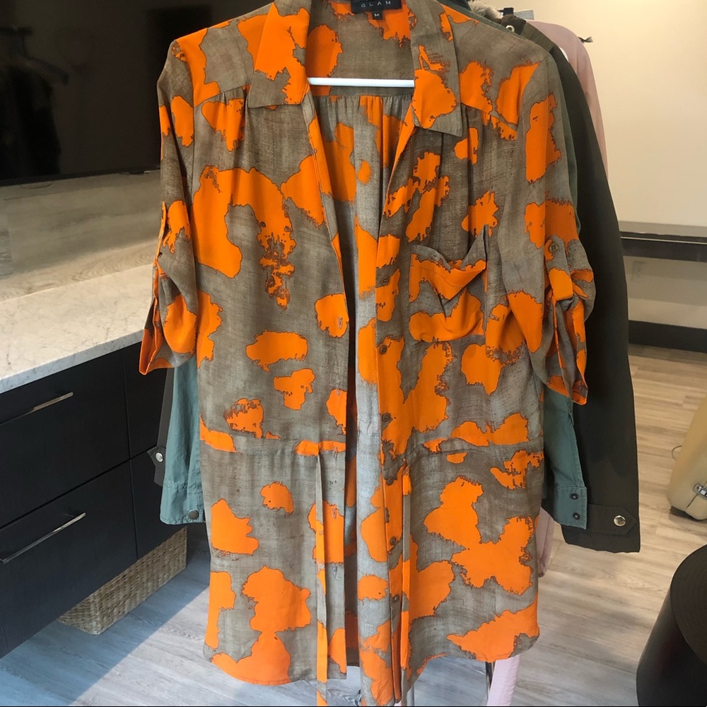 Glam Button Up Dress